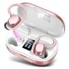 Auricolare Bluetooth stereo con riduzione del rumore Q22 On Ear In-ear (oro rosa)