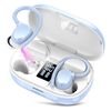 Q22 On Ear In-ear Stereo Noise Reduction Bluetooth Auricolare (azzurro chiaro)