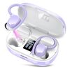 Auricolare Bluetooth stereo con riduzione del rumore Q22 On Ear In-ear (viola chiaro)