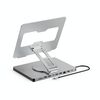 Blueendless 4K/60Hz Stazione di docking multifunzionale Supporto per tablet, specifiche: porta Ethernet 10 in 1 rotante