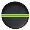 Protezione per ruota di scorta in similpelle spessa da 15 pollici con strisce riflettenti (FG-3 verde)