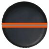 Protezione per ruota di scorta in similpelle spessa da 16 pollici con strisce riflettenti (FG-2 rosso)