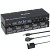KC-KVM402DP 8K 30Hz 4 ingressi 2 uscite DP / USB3.0 Dual Monitor KVM Switch, spina USA