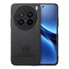 Per vivo X200 Pro Twill Fabric Custodia in pelle con retro in pelle (nero)