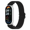 Per Xiaomi Smart Band 9/9 NFC Cinturino per orologio elastico intrecciato in nylon con fibbia scorrevole (nero)