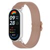 Per Xiaomi Smart Band 9/9 NFC Cinturino per orologio elastico intrecciato in nylon con fibbia scorrevole (rosa)