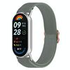 Per Xiaomi Smart Band 9/9 NFC Cinturino per orologio elastico intrecciato in nylon con fibbia scorrevole (verde pino)