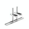 FinalCool Supporto per scheda grafica regolabile in lega di alluminio Chassis Posizione ventola Supporto per scheda grafica 8 cm Argento