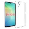 Per Samsung Galaxy A06 5G Custodia per telefono in TPU con texture impermeabile (trasparente)
