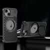 Per iPhone 14 R-JUST RJ-64 Custodia per telefono MagSafe con dissipazione del calore per aromaterapia e supporto (nero)