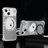 Per iPhone 14 R-JUST RJ-64 Custodia per telefono MagSafe con dissipazione del calore per aromaterapia e supporto (argento)