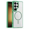 Per Samsung Galaxy S23 Ultra 5G Star Shield Thin Circle MagSafe Custodia per telefono (verde)