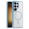 Per Samsung Galaxy S23 Ultra 5G Star Shield Thin Circle MagSafe Custodia per telefono (azzurro chiaro)