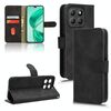 Custodia in pelle magnetica con chiusura magnetica per Honor X8c 4G (nera)