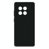 Per OnePlus 13R Custodia per telefono in silicone liquido imitazione (nero)