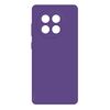 Per OnePlus 13R Custodia per telefono in silicone liquido imitazione (viola scuro)