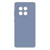 Per OnePlus 13R Custodia per telefono in silicone liquido imitazione (grigio)