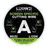 LUOWEI 120M Cell Phone LCD Screen Separation Line High Durezza Taglio Filo diamantato, Spec: A 0,02mm