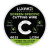 LUOWEI 120M Cell Phone LCD Screen Separation Line High Durezza Taglio Filo diamantato, Spec: C 0,03mm