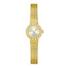 BS Bee Sister Orologio al quarzo elegante, leggero, di lusso, temperamento, antico, da donna, regalo di festa (oro bianco)