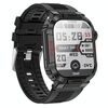 BOROFONE BD9 Smart Sports Watch, schermo da 2,01 pollici, supporto chiamate BT (nero)