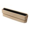 3311 2 in 1 Scatola portaoggetti per spazi vuoti nel seggiolino auto, strisce di tappi per spazi vuoti, forniture per auto (beige)
