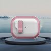 Per AirPods Pro Starship Custodia per auricolari wireless con interruttore magnetico (bianco rosa)
