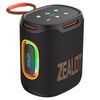 Zealot S122 25W Altoparlante Bluetooth con luce RGB per esterni impermeabile IPX6 ad alta potenza (nero)