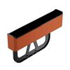 Scatola portaoggetti per cuciture del sedile dell'auto Organizer universale per cuciture dell'auto Accessori per auto (arancione)