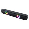 T-WOLF B320 TWS RGB Bluetooth 5.0 Speaker Desktop Soundbar Subwoofer Supporto USB / AUX / TF / FM (Nero)