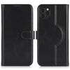 Per iPhone 16 Pro Custodia per telefono MagSafe in vera pelle con portafoglio per carte (nero)