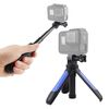 GP446 Mini treppiede fisso multifunzionale per GoPro, Insta360, DJI e altre action camera (blu)