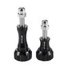 PULUZ Set di viti con dado e bullone in alluminio CNC con manopola in alluminio per GoPro Hero12 Black / Hero11 /10 /9 /8 /7 /6 /5, Insta360 Ace / Ace Pro, DJI Osmo Action 4 e altre action cam (nero)
