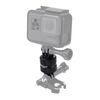 PULUZ 360 gradi di rotazione CNC girevole perno braccio di estensione treppiede supporto per GoPro, Insta360, DJI e altre action camera