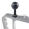 PULUZ Adattatore a sfera in alluminio con vite da 1/4 di pollice per GoPro, Insta360, DJI e altre action camera, diametro: 2,5 cm (nero)