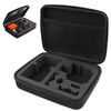 Custodia portatile antiurto impermeabile in EVA per GoPro, Insta360, DJI e altre action camera, dimensioni: 22,5 cm x 17,5 cm x 6,7 cm (nero)