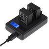 V Schermo LCD Caricabatterie Dual Batteries per Gopro Hero3 + / 3 (AHDBT-301, AHDBT-302), visualizza la capacità di ricarica
