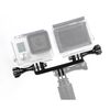 Doppia staffa con adattatore per montaggio a vite per GoPro Hero11 Black / HERO10 Black /9 Black /8 Black /7/6/5/5 Session /4 Session /4/3+ /3/2/1, DJI Osmo Action e altre Action Camera
