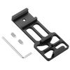 Montaggio laterale della guida da 20 mm per Gopro Hero9 Black / Hero8 Black / 7 / 6/5 / 5 Sessione / 4 Sessione / 4/3 + / 3/2/1, DJI Azione Osmo, Xiaoyi e altre fotocamere d'azione, Colpo di caccia (nero)
