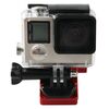 Supporto per staffa fissa stent per specchietto retrovisore per moto CNC in lega di alluminio per GoPro Hero12 Black / Hero11 /10 /9 /8 /7 /6 /5, Insta360 Ace / Ace Pro, DJI Osmo Action 4 e altre action camera(Rosso)