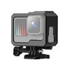 Per GoPro HERO9 Custodia protettiva per montaggio su telaio in plastica ABS nera con supporto per fibbia e vite (nera)
