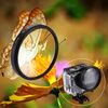 58mm 2 in 1 10x filtro per lenti ravvicinati per Gopro Hero7 Black / 6/5