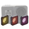 Filtro per lenti a colori rossi / giallo / giallo / giallo / viola per Gopro Hero6 / 5