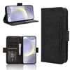 Per Samsung Galaxy S25+ 5G Custodia in pelle con texture in vitello e slot per schede (nero)