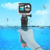 PULUZ Impugnatura galleggiante in schiuma con cinghia e base a sgancio rapido per GoPro, Insta360, DJI e altre action camera (arancione)