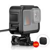 PULUZ Gabbia per montaggio su telaio PA ricaricabile con slot base per slitta fredda per GoproHERO12 Nero /11 Nero /11 Nero Mini /10 Nero /9 NeroNero)