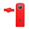 PULUZ Custodia protettiva in silicone con copriobiettivo per fotocamera panoramica Ricoh Theta SC2 360 (rosso)