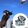 Occhiali video di volo graffiti a colore cinturino fisso per la fascia fissa per dji fpv goggles v2 cinghia