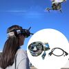 Occhiali video di volo graffiti a colore cinturino fisso per la fascia fissa per dji fpv goggles v2 cinturino + linea di alimentazione
