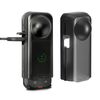 Per Insta360 X4 Sunnylife Schermo Obiettivo Integrato Copertura Protettiva per Schermo della Fotocamera Custodia Protettiva (Nero Trasparente)